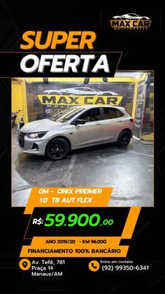 CHEVROLET ONIX 1.0 TURBO FLEX PREMIER AUTOMÁTICO